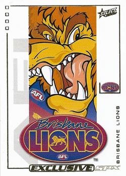 2002 Select AFL Exclusive SPX #3 Brisbane Lions Front